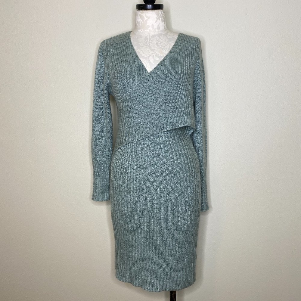 C/MEO COLLECTIVE 'Evolution' Wrap Sweater